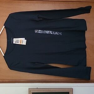 Charter Club size petite sm Navy blue top